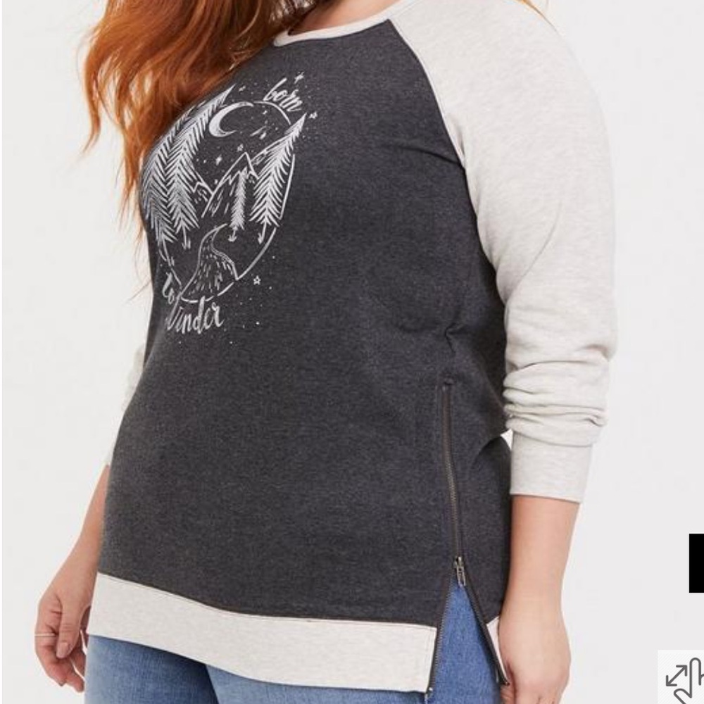 Torrid Sweatshirt Tunic - Picture 6 of 6